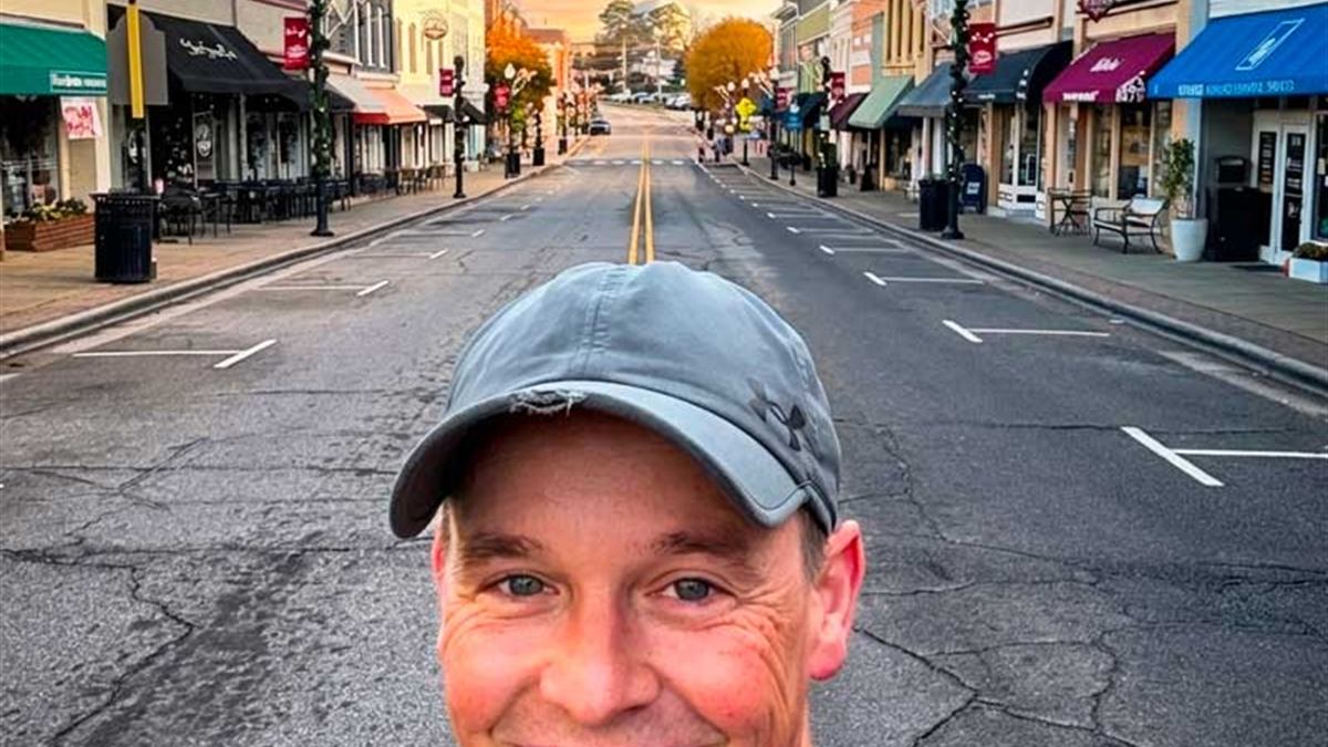 Matt Kelley of Peak City Web Design in downtown Apex, NC